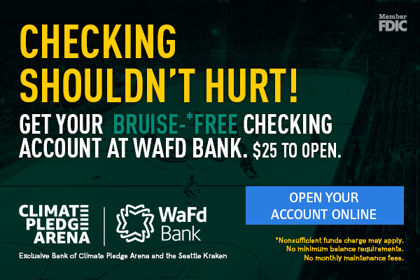 WaFd Bank - Kraken Scored Their New House